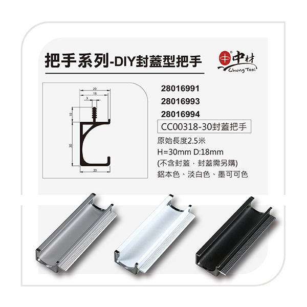 DIY封蓋型把手