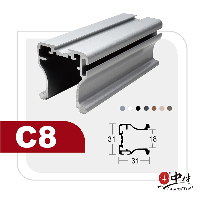 C8-推拉門框型(立柱)